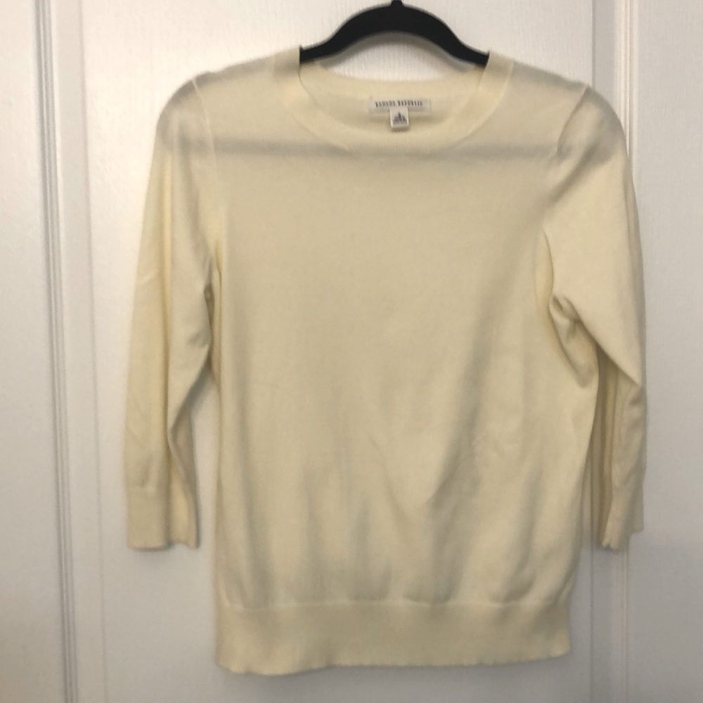 Soft cream color sweater
